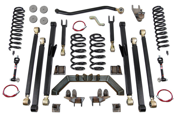 Jeep Wrangler 4.0 Inch Long Arm Lift Kit 1997-2006 TJ Clayton Off Road COR-3205010