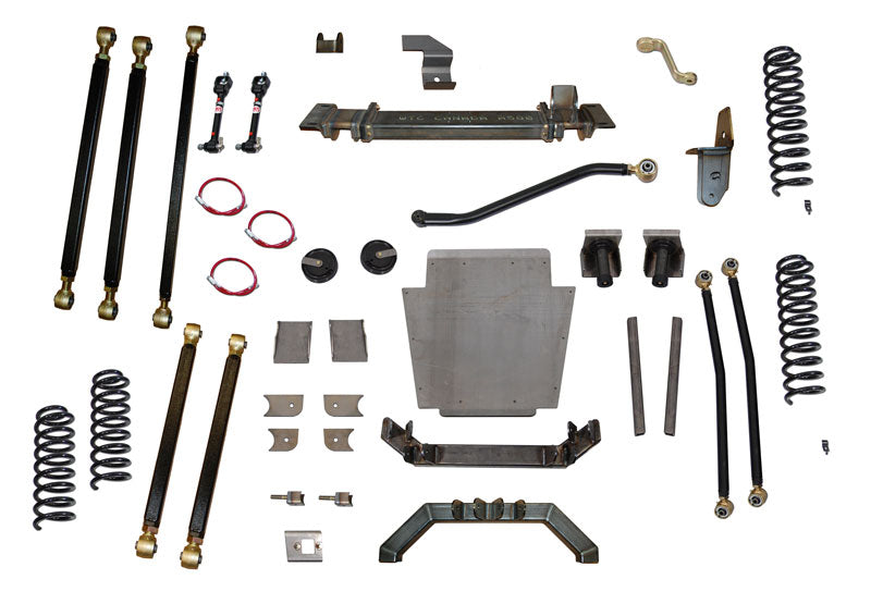 Jeep Cherokee 6.5 Inch Pro Series 3 Link Long Arm Lift Kit W/Rear Coil Conversion 84-01 XJ Clayton Off Road COR-3601131