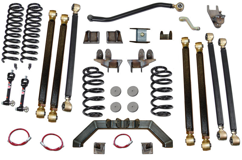 Jeep Wrangler 5.5 Inch Pro Series 3 Link Long Arm Lift Kit 1997-2006 TJ Clayton Off Road COR-3605010