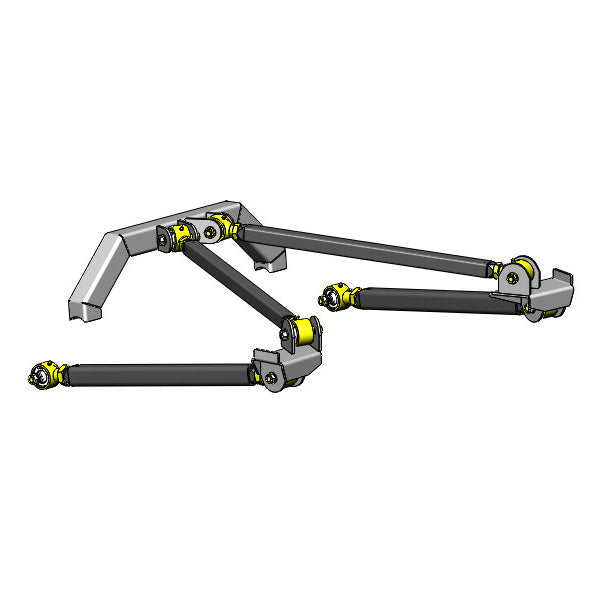 Jeep Wrangler Pro Series Rear Long Arm Upgrade Kit 97-06 TJ Clayton Off Road COR-4805017