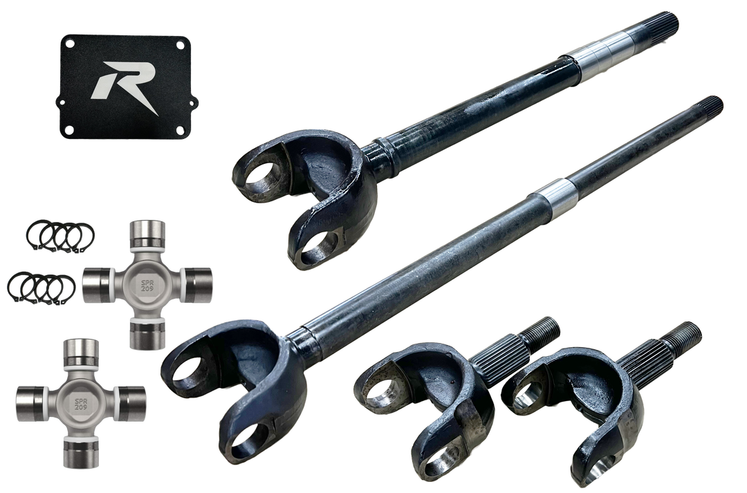 Jeep Wrangler JL and JT 1-Piece Chromoly Discovery Series Front Axle Kit Revolution Gear DC-D44-JLJT-1PC