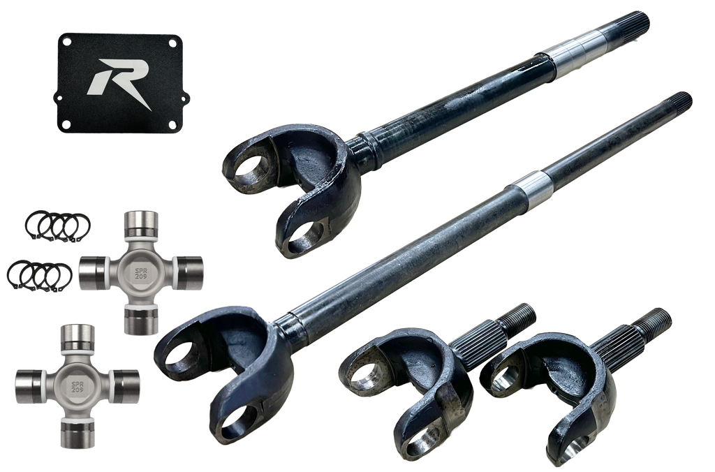 Jeep Wrangler JL and JT 1-Piece Chromoly Discovery Series Front Axle Kit Revolution Gear DC-D44-JLJT-1PC