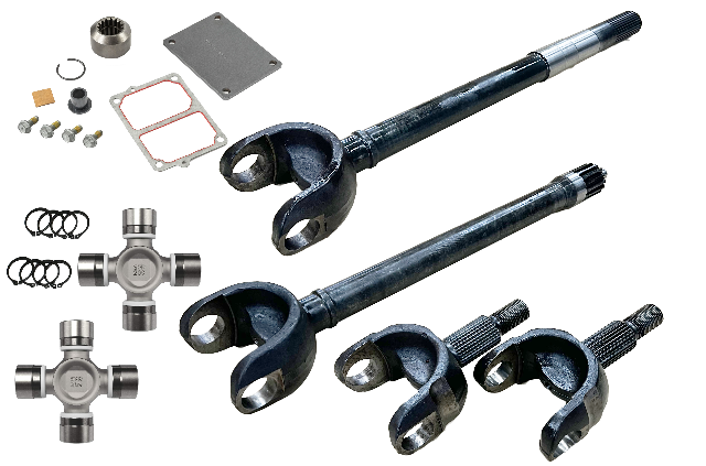 Jeep Wrangler JL and JT Chromoly Discovery Series Front Axle Kit with FAD Revolution Gear DC-D44-JLJT-2PC-FAD