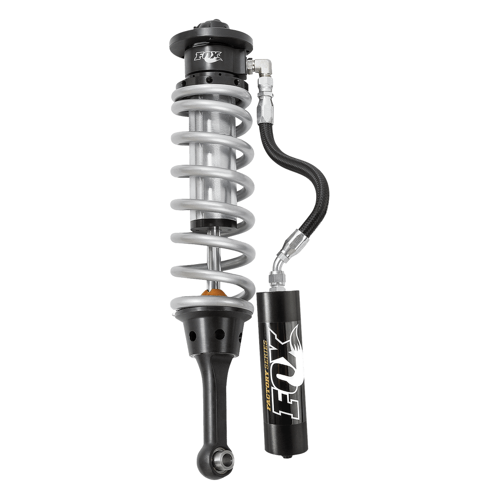 10-13 Ford Raptor Front Coilover Internal Bypass Factory Race 3.0 Remote Reservoir 7.6 Inch 0-2 Inch Lift Fox Offroad Shocks FOX88302046