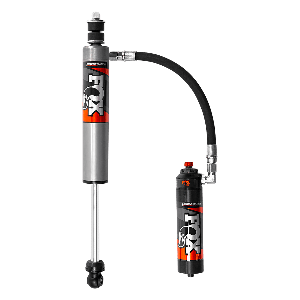 2014-2024 Ram 2500 Front Performance Elite 2.5 Remote Reservoir 0-1.5 Inch Lift Dual Speed Compression Adjuster Fox Offroad Shocks FOX88326062