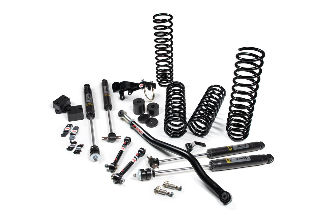 2007-2018 Jeep Wrangler JK J-Venture 4 Door 3.5 Inch Lift Kit w/ JSpec Shocks JSPEC JSPEC100K