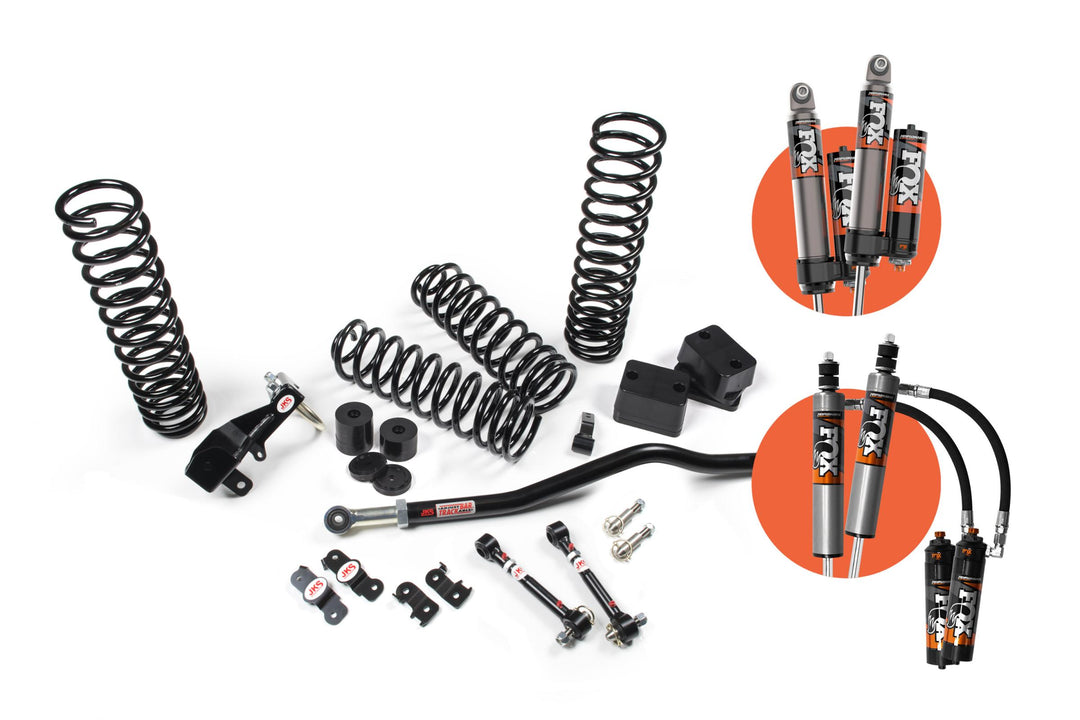 2007-2018 Jeep Wrangler JK 4 Door 3.5 Inch J-Venture Suspension Lift Kit w/ Fox 2.5 Performance Elite Series R/R DSC Shocks 4WD JSPEC JSPEC100PES