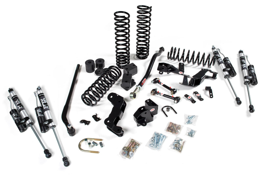 2007-2018 Jeep Wrangler JK 4 Door 3.5 Inch J Kontrol Lift Kit With Fox Remote Reservoir JSPEC JSPEC108KFR