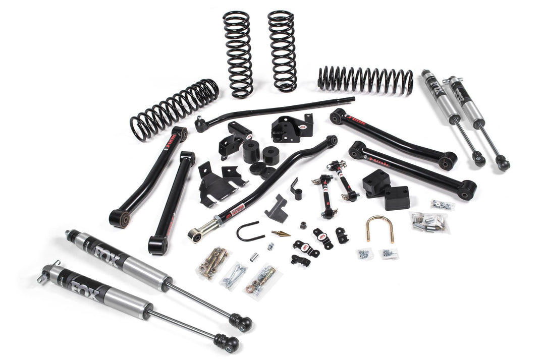 2007-2018 Jeep Wrangler JK J-Konnect 4 Door 3.5 Inch Lift Kit w/ Fox 2.0 Performance Series Shocks JSPEC JSPEC113KFP