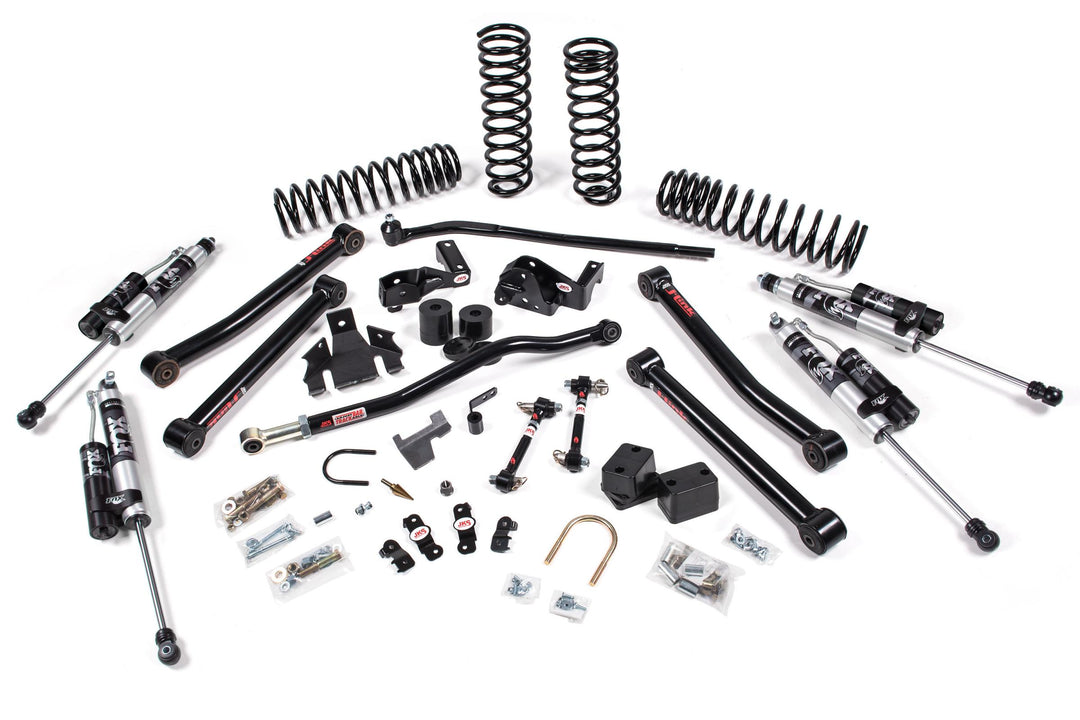 2007-2018 Jeep Wrangler JK 2 Door 3.5 Inch J-Konnect Lift Kit With Fox Remote Reservoir JSPEC JSPEC114KFR