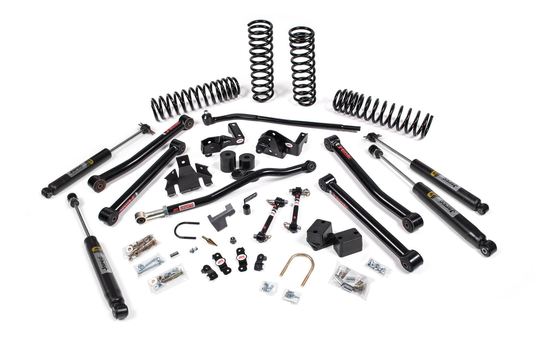 2007-2018 Jeep Wrangler JK J-Konnect 2 Door 3.5 Inch Lift Kit w/ JSpec Shocks JSPEC JSPEC114K