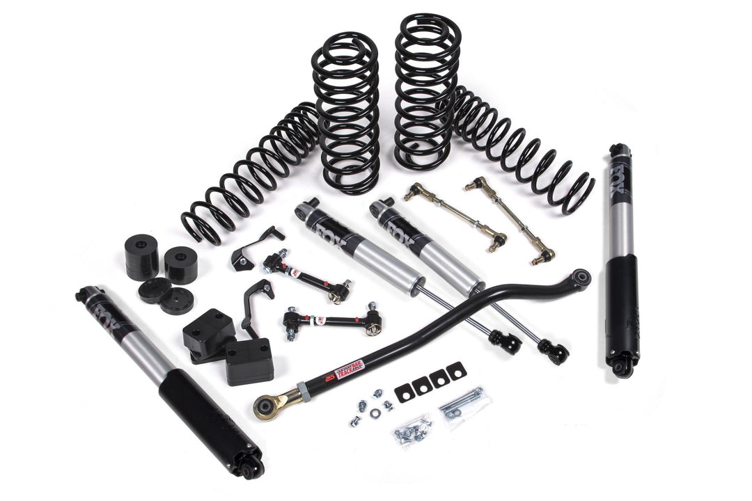 2018-2024 Jeep Wrangler JL J-Venture 2.5 Inch Lift Kit 4 Door w/Fox 2.5 Performance Series Shocks Standard Rate Coils JSPEC JSPEC117PS