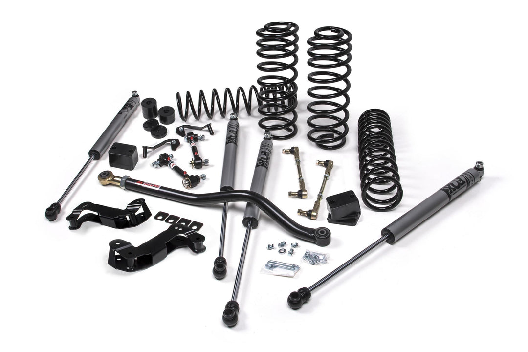 2018-2024 Jeep Wrangler JL J-Kontrol 3 Inch Lift Kit 2 Door w/Fox Adventure Series Shocks Standard Rate Coils JSPEC JSPEC134KFA