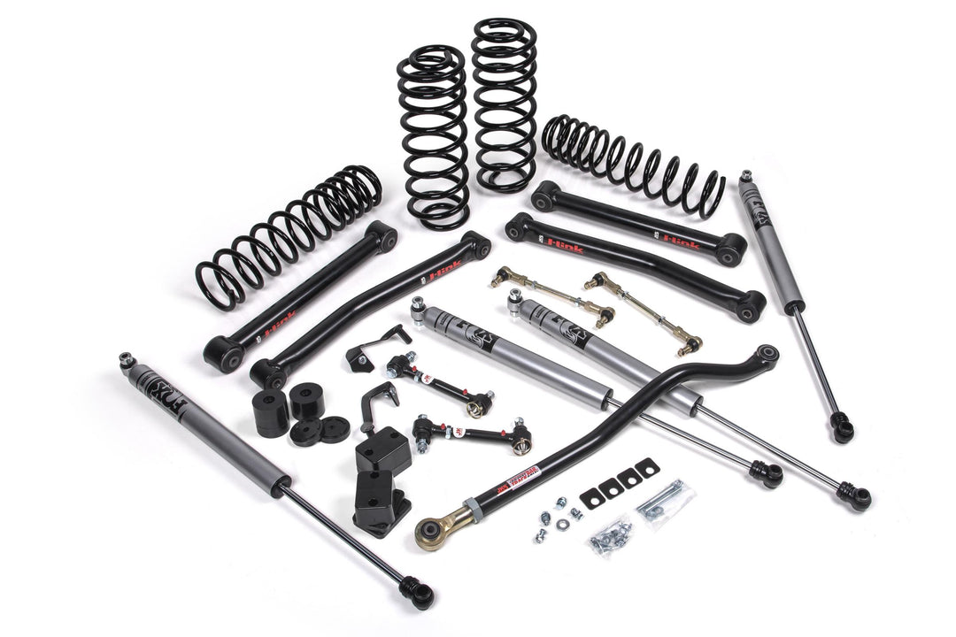 21-24 Jeep Wrangler JL 4xe 4 Door 2 Inch J-Konnect Suspension Lift Kit w/ Fox 2.0 Adv Series Shocks JSPEC JSPEC174KFA