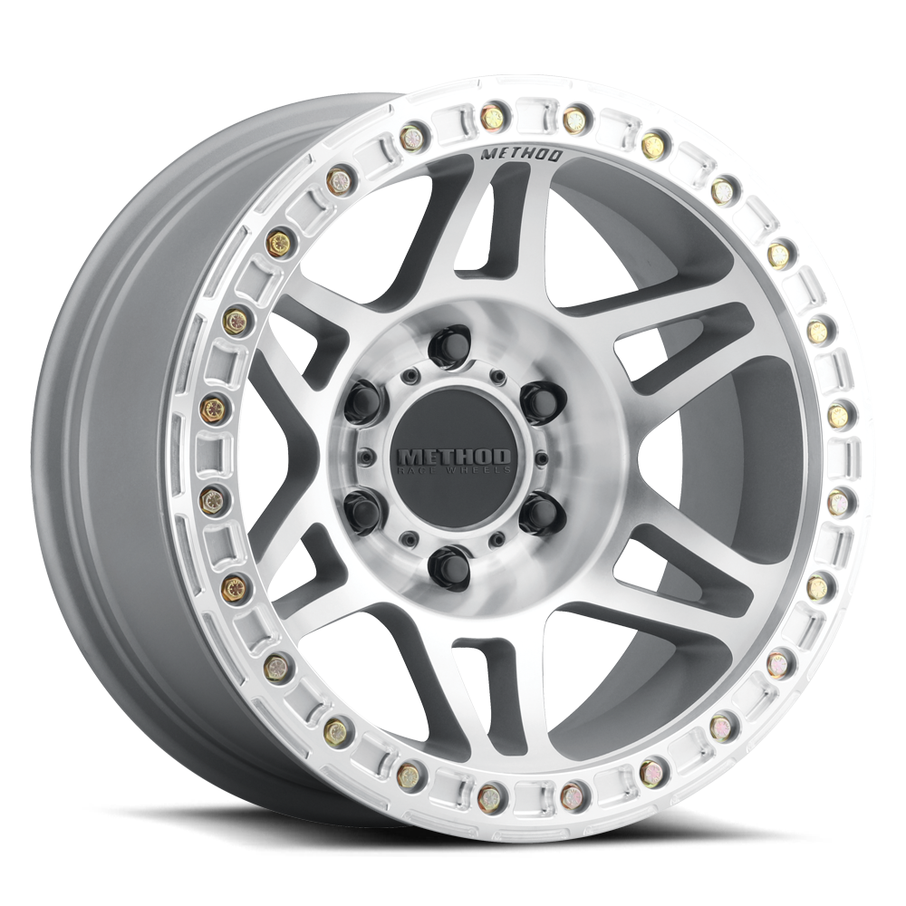 Aluminum Wheels 17x9 Beadlock MR106 Bolt Pattern 5 On 127 Offset -44 Lip Size 0 Machined SL Clear Coat Method MR10679050344B