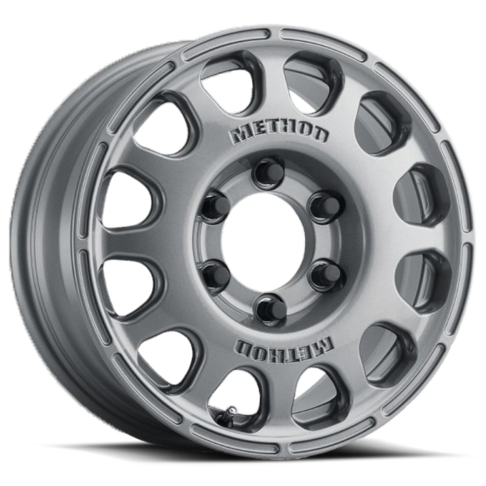 Aluminum Wheels 16x7 MR107 Bolt Pattern 5 On 120 Offset 45 Lip Size 0 Gloss Titanium Method MR10767052845