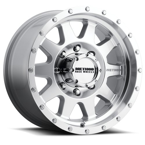 Aluminum Wheels 20x9 The Standard MR301 Bolt Pattern 8 On 165.1 Offset 18 Lip Size 3.7 Machined SL Clear Coat Method MR30129080318