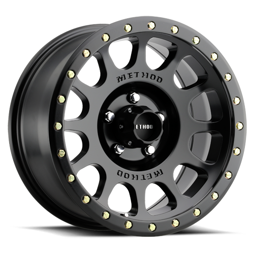 Aluminum Wheels 20x10 NV MR305 Bolt Pattern 5 On 127 Offset -18 Lip Size 2.05 Matte Black MB Method MR30521050518N