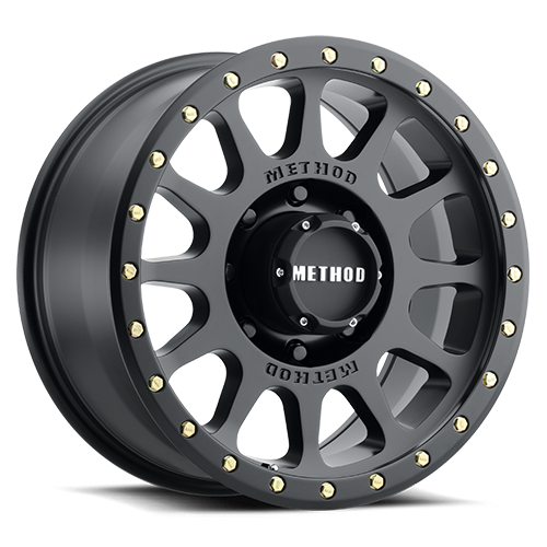 Aluminum Wheels 20x10 NV MR305 Bolt Pattern 8 On 165.1 Offset -18 Lip Size 2.05 Matte Black MB Method MR30521080518N