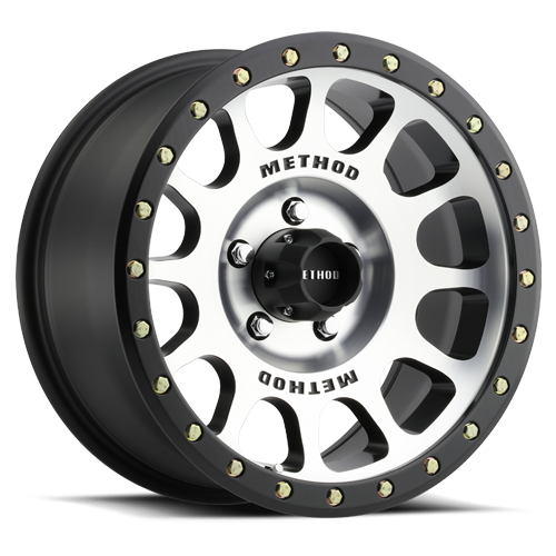 Aluminum Wheels 16x8 NV MR305 Bolt Pattern 5 On 114.3 Offset 0 Lip Size 1.57 Black BM Machined Face-Black Street Loc Method MR30568012300