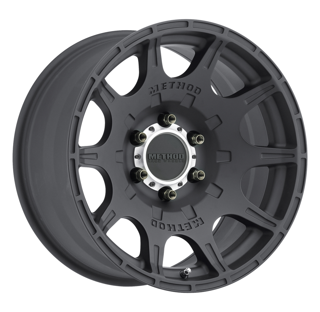 Aluminum Wheels 17x8.5 Roost MR308 Bolt Pattern 6 On 135 Offset 0 Matte Black MB Method MR30878516500