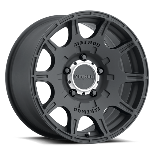 Aluminum Wheels 17x8.5 Roost MR308 Bolt Pattern 5 On 127 Offset 0 Matte Black MB Method MR30878550500