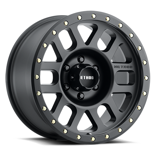 Aluminum Wheels 17x8.5 Grid MR309 Bolt Pattern 6 On 135 Offset 0 Lip Size 1.61 Titanium GY Black Street Loc Method MR30978516800