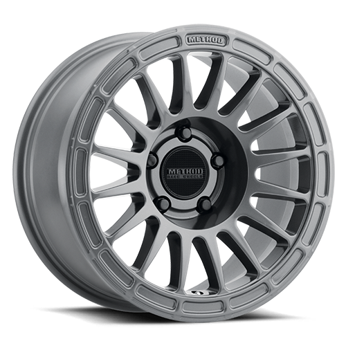 Aluminum Wheels 15x7 MR314 Bolt Pattern 5 On 100 Offset 15 Lip Size 0 Gloss Titanium GY Method MR31457051815