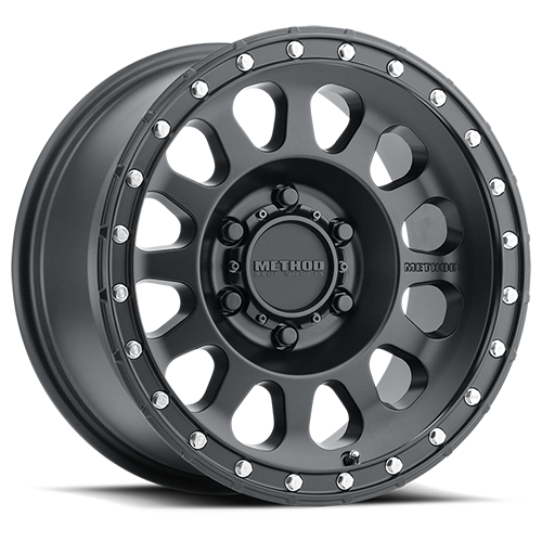 Aluminum Wheels 20x10 MR315 Bolt Pattern 6 On 135 Offset -18 Lip Size 3.27 Matte Black MB Method MR31521016518N