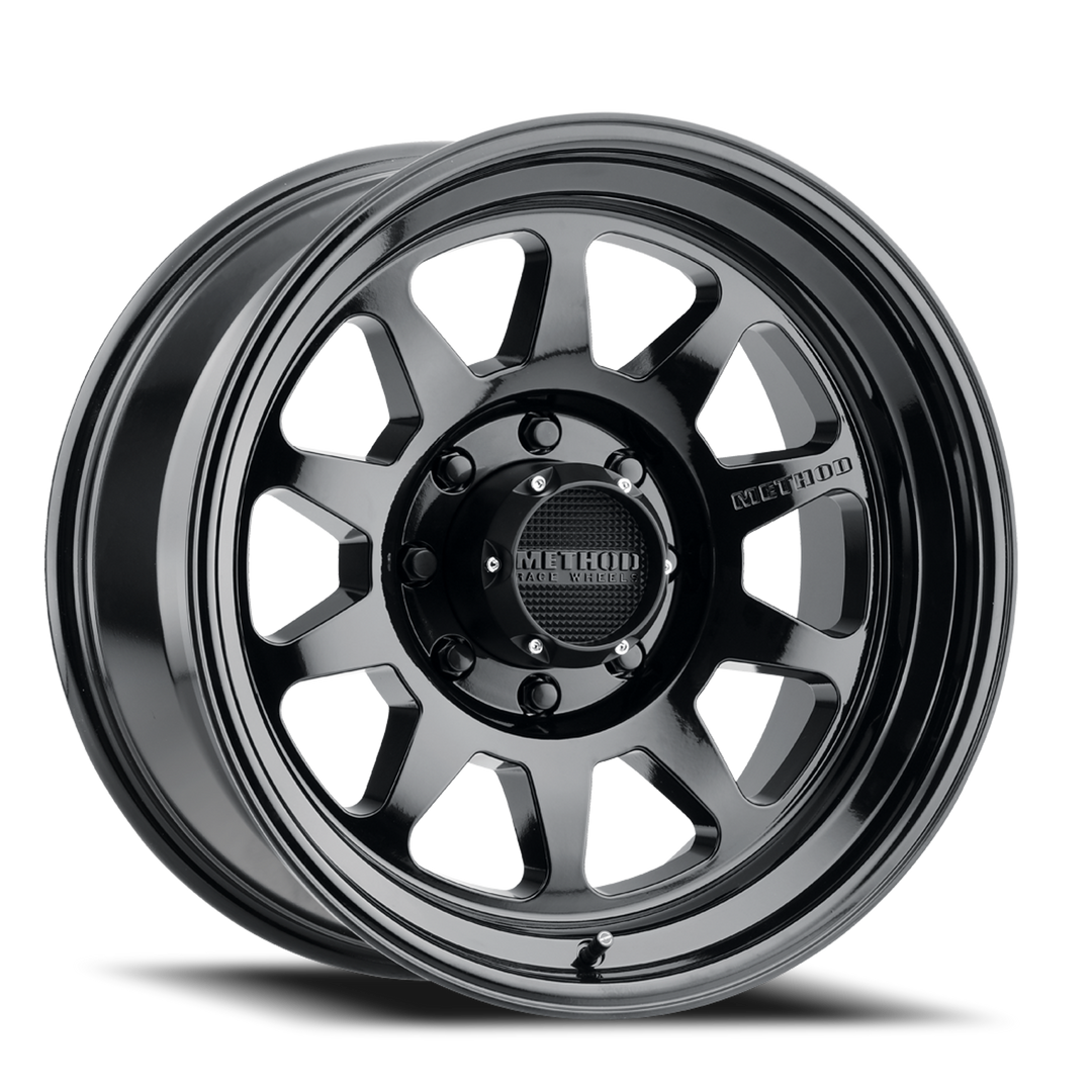 Aluminum Wheels 20x10 MR316 Bolt Pattern 8 On 165.1 Offset -18 Lip Size 3.03 Gloss Black GB Method MR316210801318N