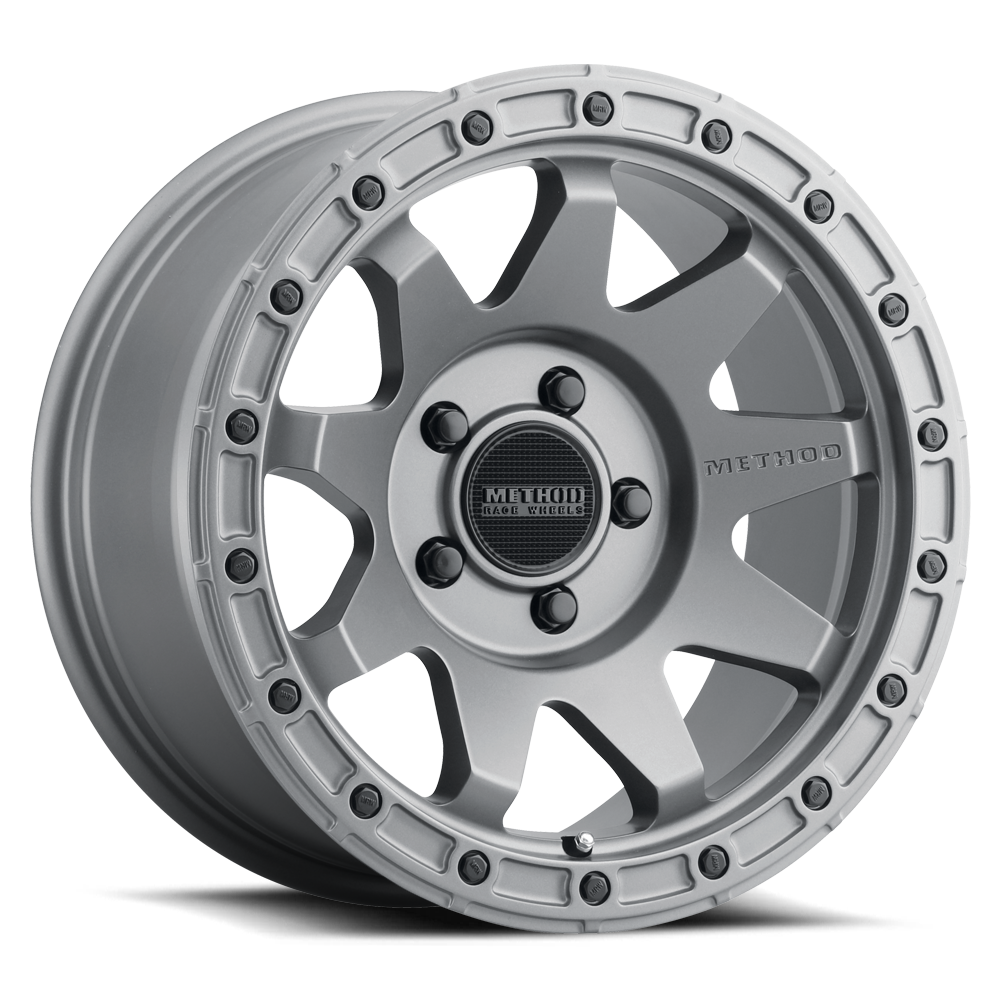 Aluminum Wheels 20x9 MR317 Bolt Pattern 5 On 150 Offset 18 Lip Size 0.83 Matte Titanium GY Method MR31729058818