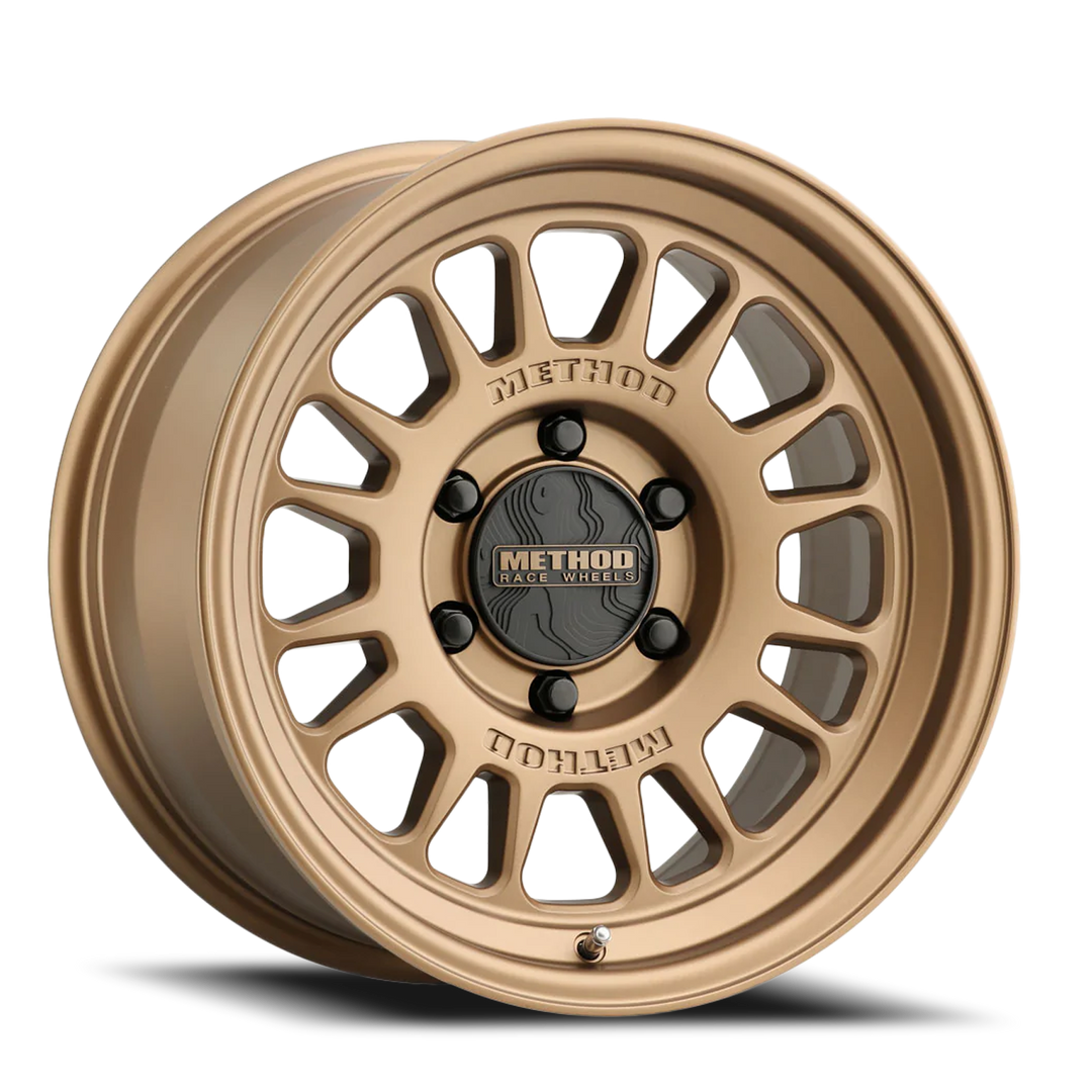 Aluminum Wheels 17x8.5 MR318 Bolt Pattern 6 On 135 Offset 0 Lip Size 1.97 Method Bronze BZ Method MR31878516900