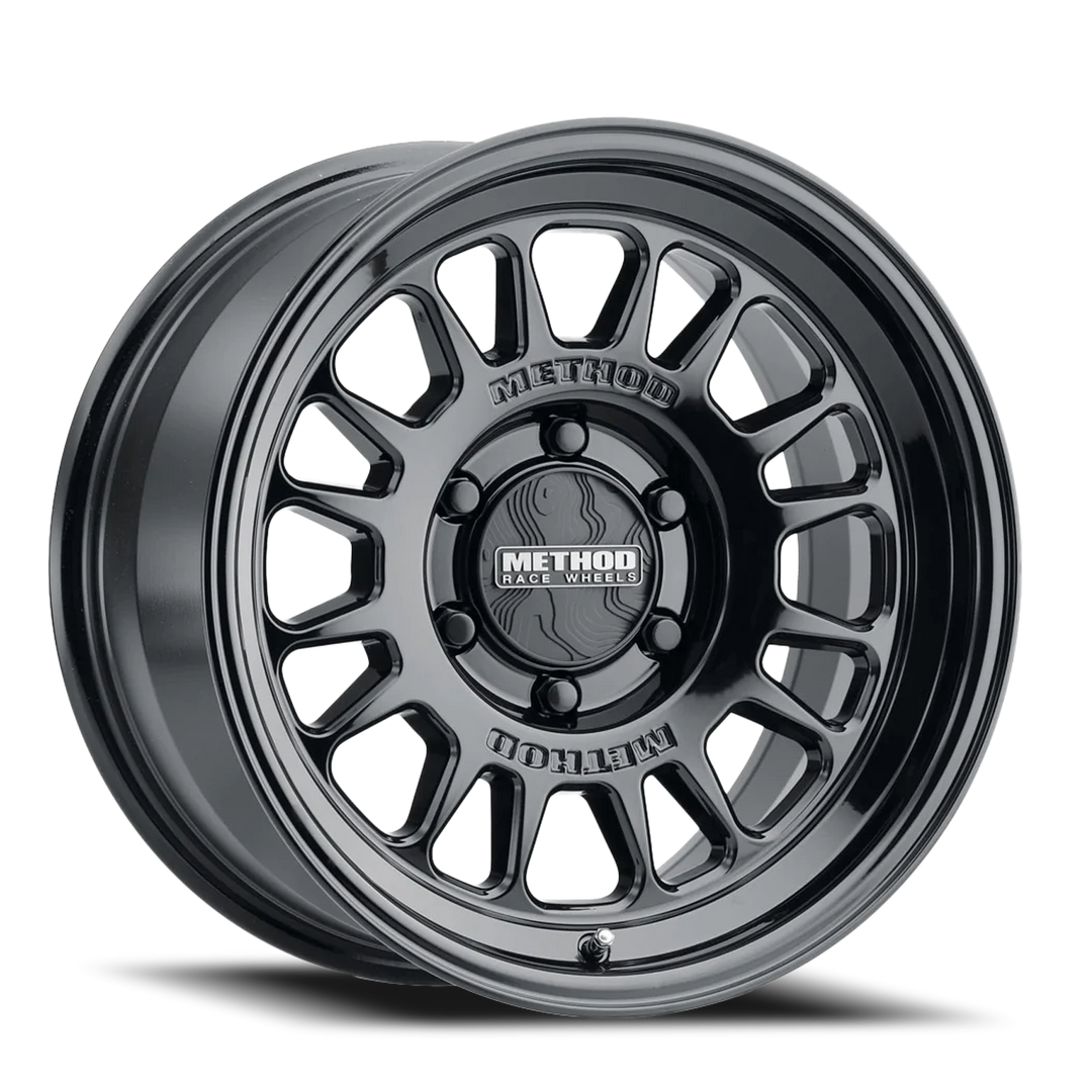 Aluminum Wheels 17x8.5 MR318 Bolt Pattern 6 On 139.7 Offset 0 Lip Size 1.97 Gloss Black GB No Cap Method MR318785601300T