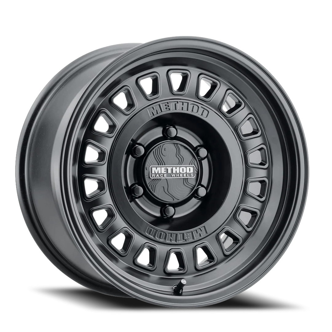 Aluminum Wheels 17x8.5 MR320 Bolt Pattern 6 On 135 Offset 0 Lip Size 2.76 Matte Black MB Method MR32078516500