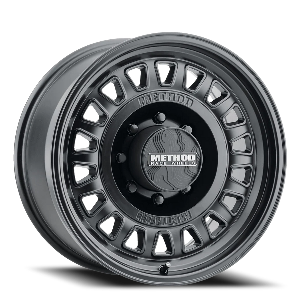 Aluminum Wheels 18x9 MR320 Bolt Pattern 8 On 170 Offset 18 Lip Size 1.89 Matte Black MB Method MR32089087518