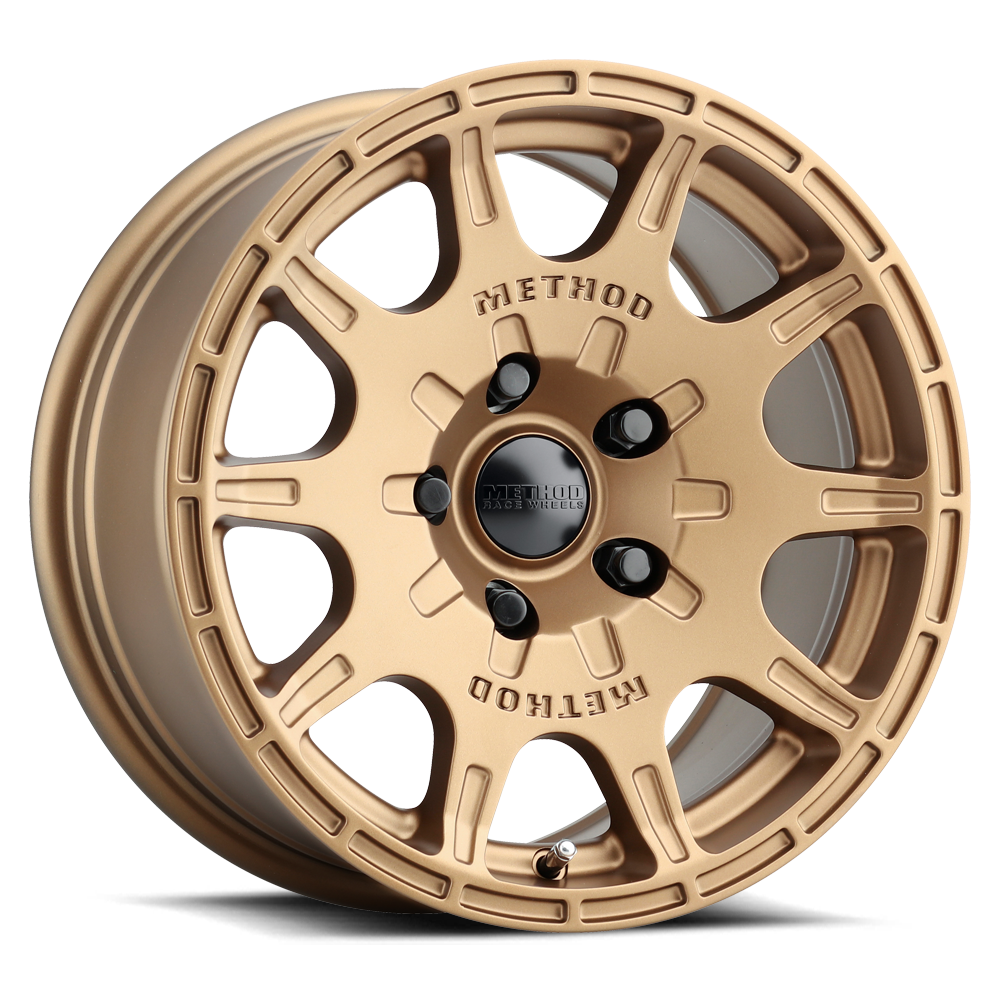 Aluminum Wheels 15x7 Rally VT-Spec MR502 Bolt Pattern 5 On 114.3 Offset 15 Lip Size 0 Method Bronze BRZ Method MR50257012915SC