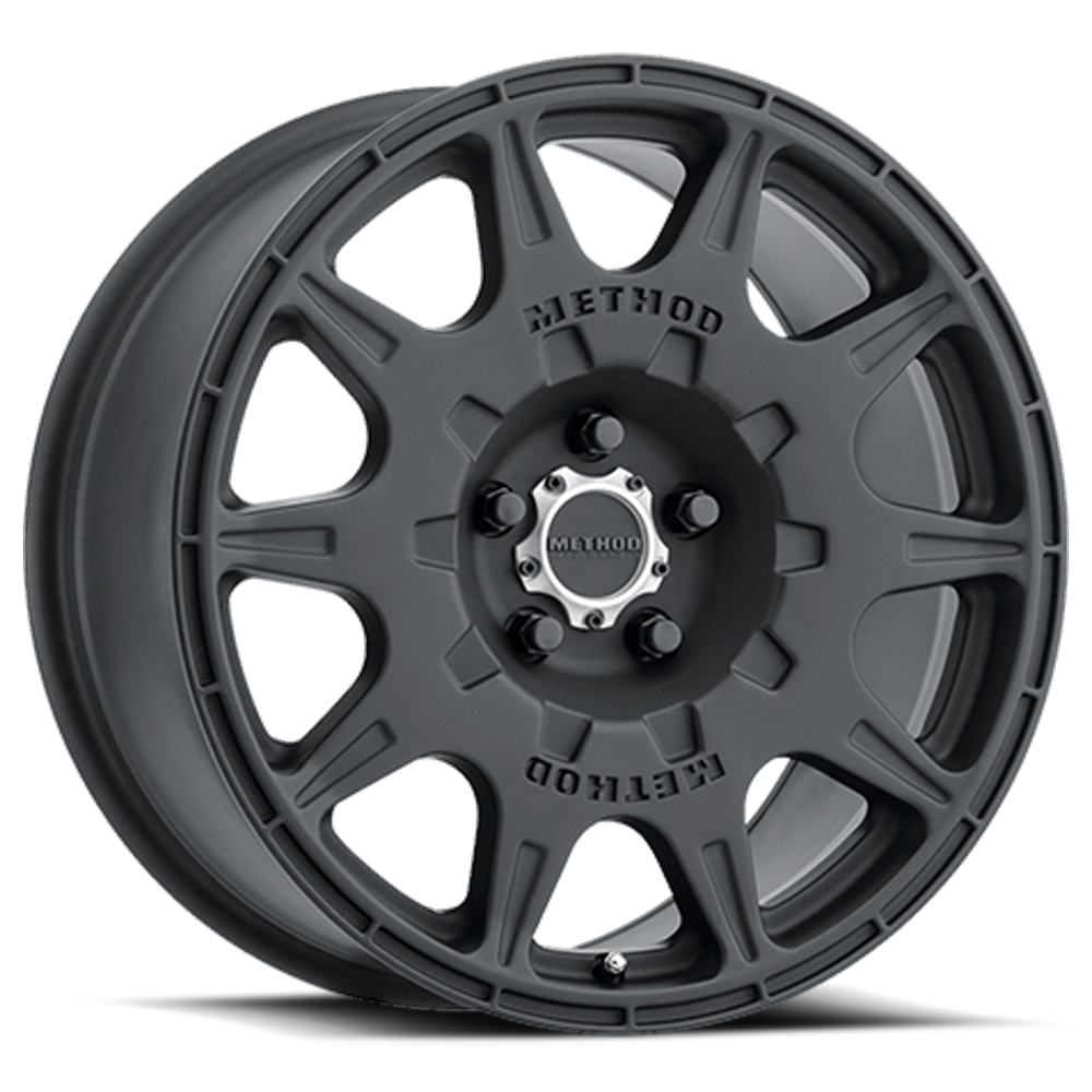 Aluminum Wheels 16x7 Rally MR502 Bolt Pattern 5 On 114.3 Offset 15 Lip Size 0 Matte Black MB Method MR50267012515-2