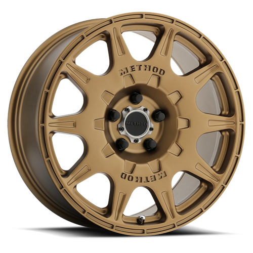 Aluminum Wheels 17x8 Rally MR502 Bolt Pattern 5 On 114.3 Offset 38 Lip Size 0 Method Bronze BRZ Method MR50278012938-2