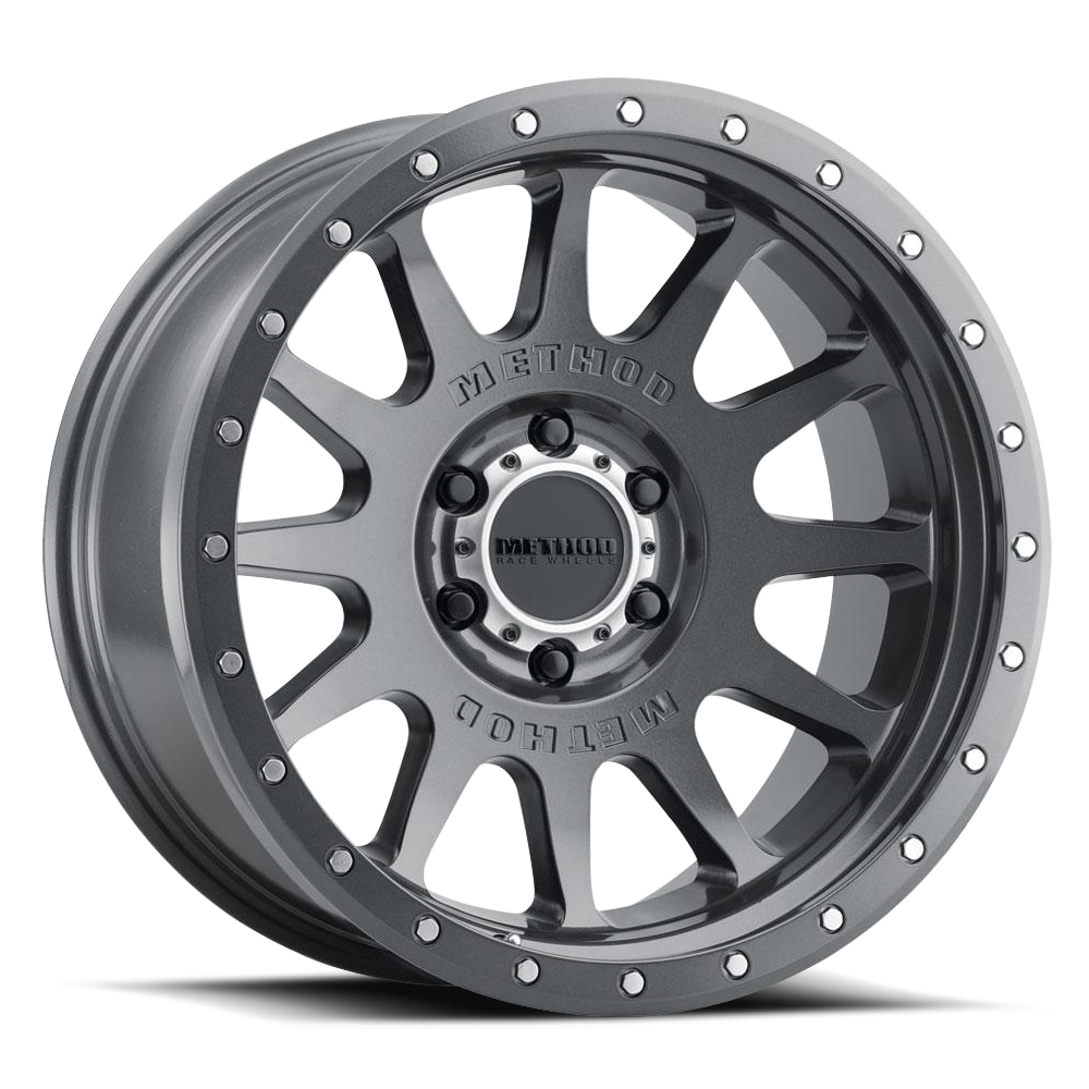 Aluminum Wheels 20x10 NV MR605 Bolt Pattern 6 On 135 Offset -24 Lip Size 2.48 Gloss Titanium GY Method MR60521016824N