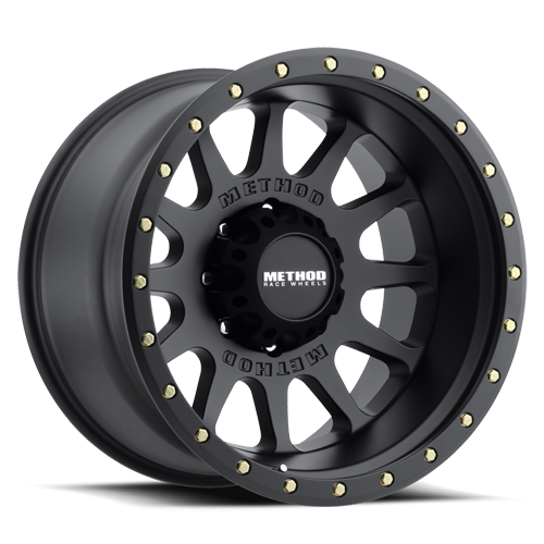 Aluminum Wheels 20x10 NV MR605 Bolt Pattern 8 On 165.1 Offset -24 Matte Black MB Method MR60521080524N