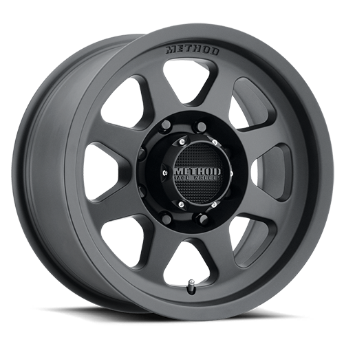 Aluminum Wheels 17x8.5 Bead Grip MR701 Bolt Pattern 8 On 165.1 Offset 0 Lip Size 1.81 Matte Black MB Method MR70178580500