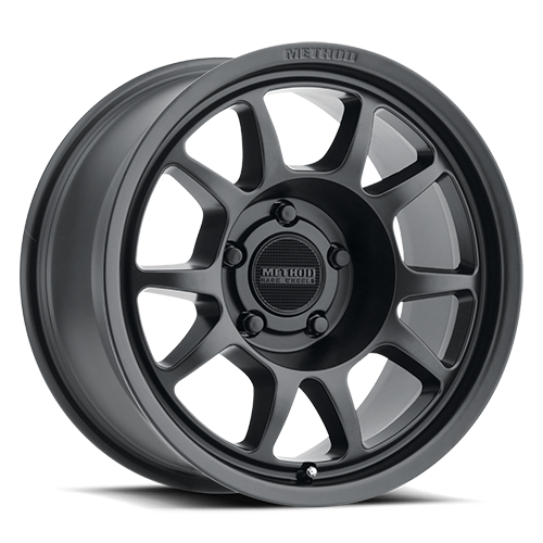 Aluminum Wheels 16x8 Bead Grip MR702 Bolt Pattern 5 On 165.1 Offset 0 Lip Size 1.18 Matte Black MB Method MR70268059500