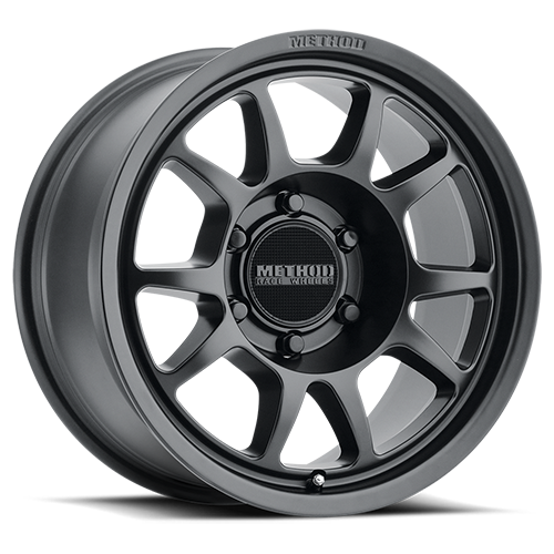 Aluminum Wheels 16x8 Bead Grip MR702 Bolt Pattern 6 On 139.7 Offset 0 Lip Size 1.18 Matte Black MB Method MR70268060500