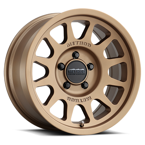 Aluminum Wheels 15x7 Bead Grip MR703 Bolt Pattern 5 On 100 Offset 15 Lip Size 1.18 Method Bronze BRZ Method MR70357051915