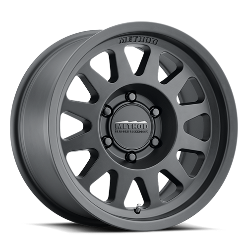 Aluminum Wheels 15x7 Bead Grip MR704 Bolt Pattern 5 On 100 Offset 15 Lip Size 1.18 Matte Black MB Method MR70457051515