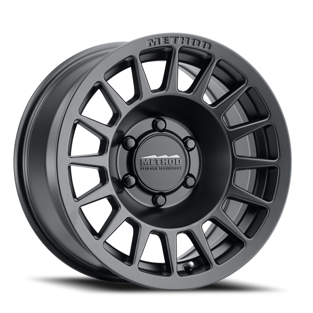 Aluminum Wheels 17x7.5 Bead Grip MR707 Bolt Pattern 6 On 130 Offset 50 Lip Size 0 Matte Black MB Method MR70777563550