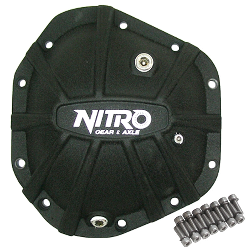 Dana 60/70 Differential Covers Black X-treme Nitro Gear and Axle NPCOVER-D60-BLK