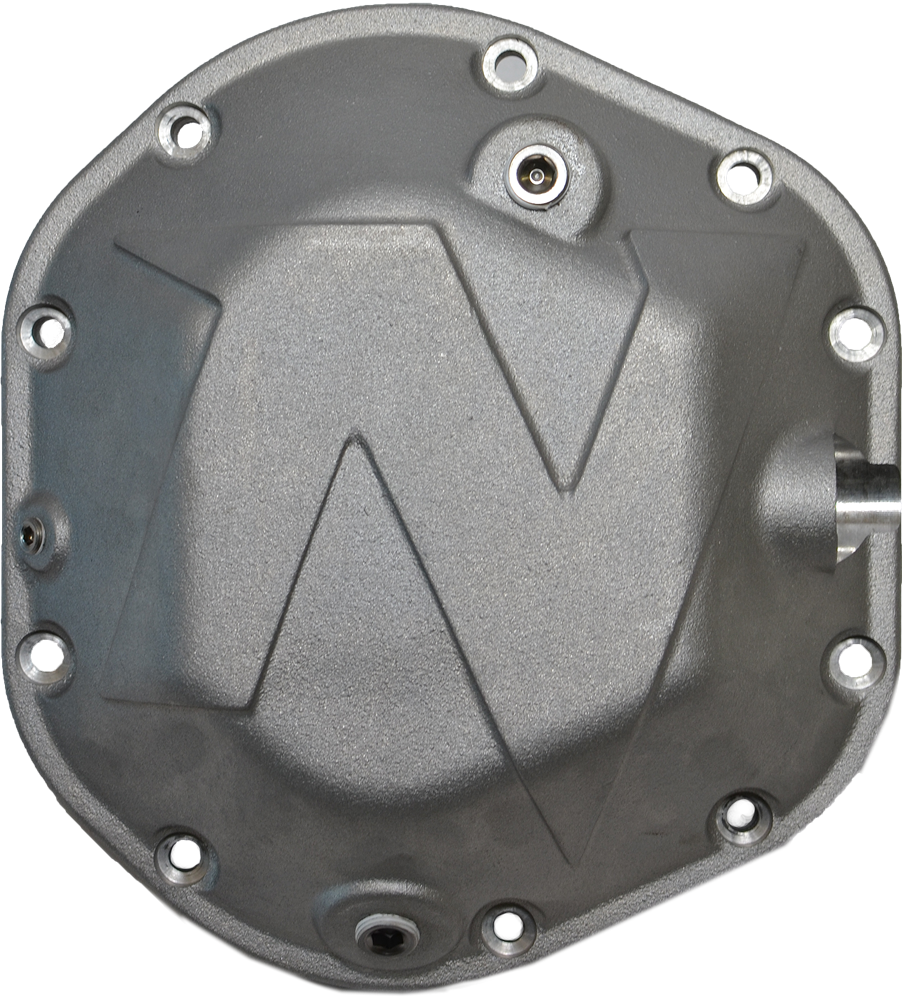 Dana 44 Differential Cover Defender Series Silver Aluminum Bolts Included Nitro Gear NPD44-COVER