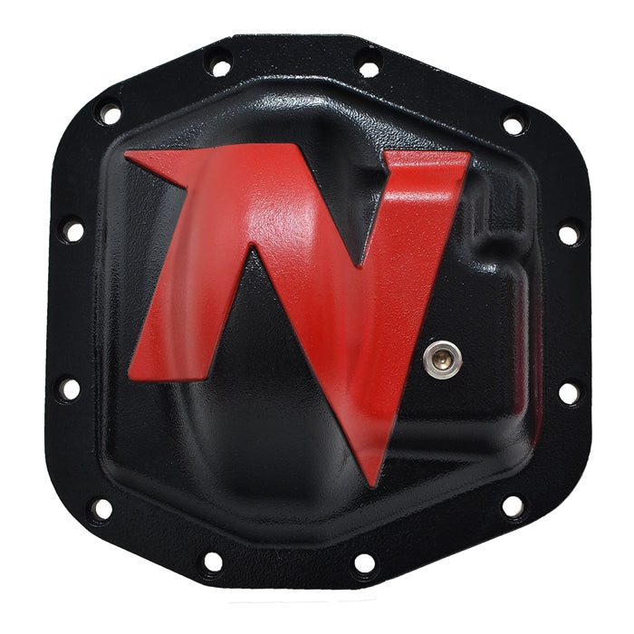 Nitro Defender Black Diff Cover for Dana 210mm 18-Pres Jeep Wrangler/Gladiator Nitro Gear NPM210-COVER-B