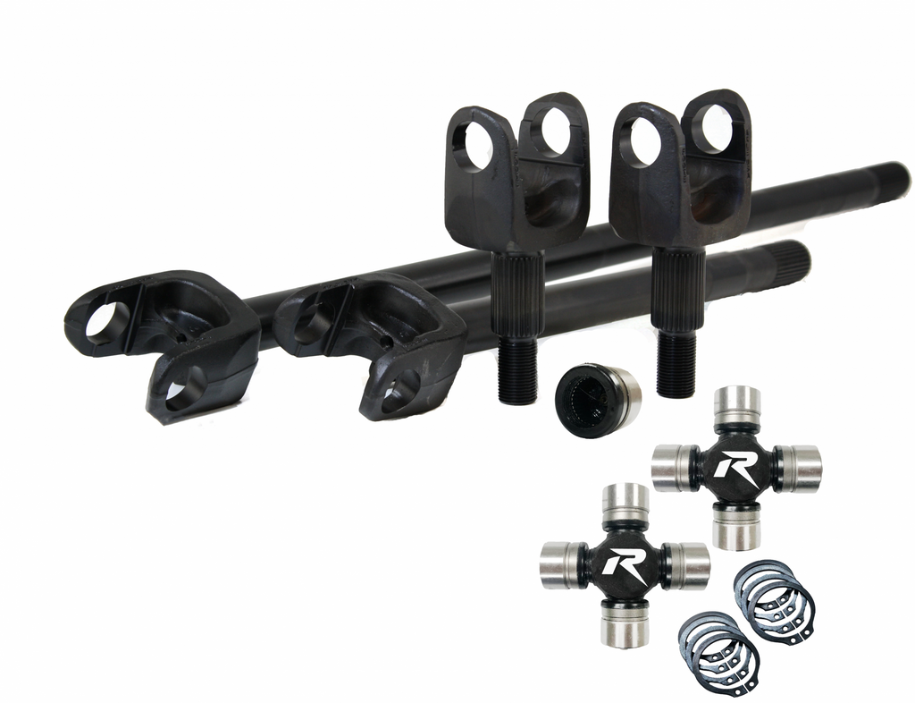 2007-18 Wrangler JK Dana 44 4340 Chromoly USA Made Front Axle Kit HD U-Joints Revolution Gear RAK44-JK-HD